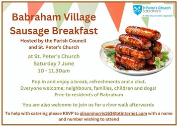 Babraham Village Sausage Breakfast